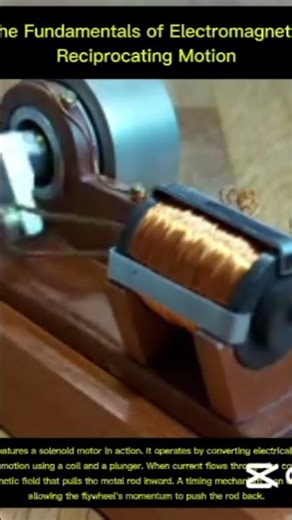 How Solenoid Engines Bridge Electricity and Mechanics