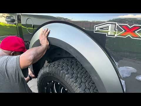 Installing Raptor Style Fender Flares on my F150 XLT