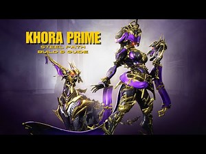 Khora Prime STEEL PATH Build & Gameplay || Warframe