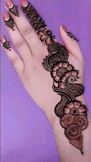 1. "Easy Mehndi Design for Beginners | Simple & Beautiful"