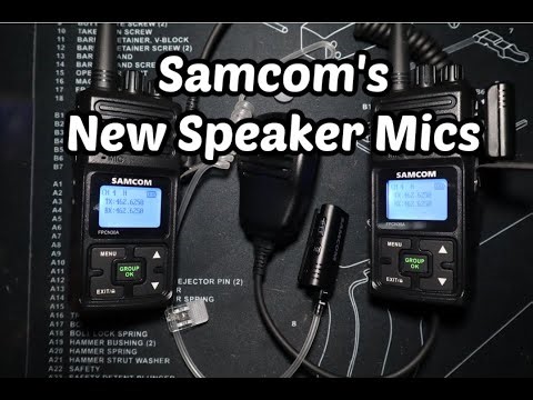 Samcom's New Wireless Headset & New Speaker Mic - Walkie Talkie Bluetooth