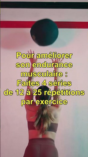 AMÉLIORE TON ENDURANCE MUSCULAIRE
