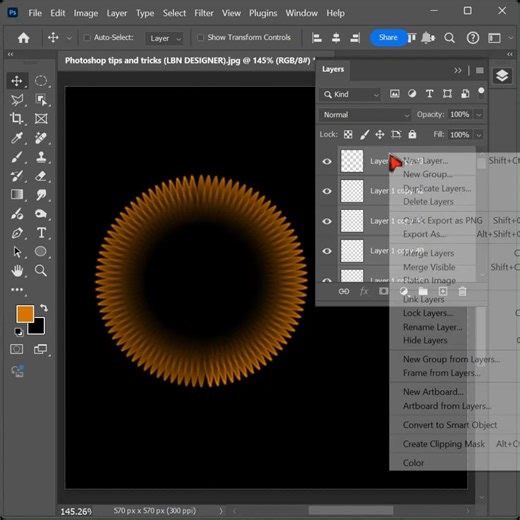 92K views · 1.1K reactions | How to create a flower design using on control plus shift plus alt plus t in photoshop shorts video | Photoshop tips and tricks | Facebook