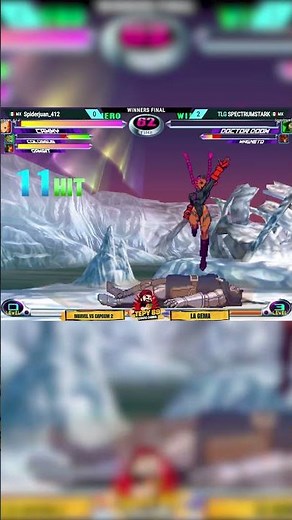 Cammy CRAZY Mix 😱 Marvel vs Capcom 2 MVC2 Tournament Finals Top 8 #fgc #marvel #mvc2