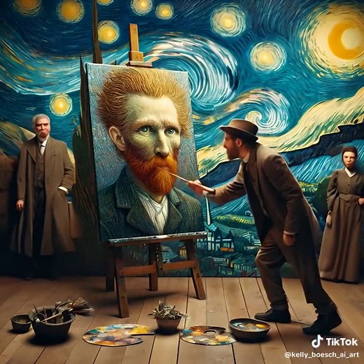 Exploring the Legacy of Van Gogh: Art, AI, and Little Dragon