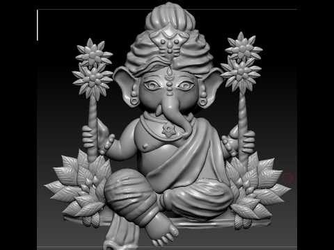 Sculpting Lord Ganesh ji In Zbrush !