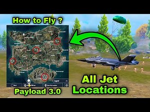 ALL FIGHTER JET LOCATIONS IN PAYLOAD 3.0 MODE 🔥 | BGMI NEW PAYLOAD MODE | BGMI NEW UPDATE
