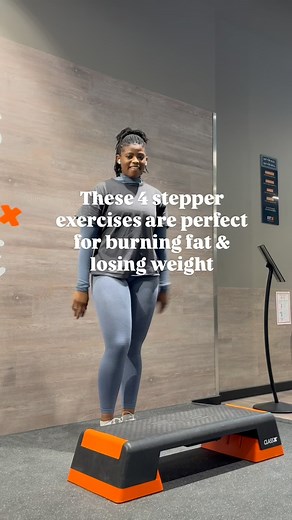 Synthia Diana on Instagram: "Step. Sweat. Burn. Repeat.🔥🔥 Small steps, big burn. This stepper workout torches fat, boosts stamina, and gets you closer to your goals — one step at a time Details: 4 Exercises • 1 Minute Each • Rest 1-2Minute • Repeat 3 Rounds Save this workout to try it out! For more, follow @synthia_d💥 #stepper #stepperworkout #stepworkout #stepup #challengeyourself #inspiremyinstagram #cardio #stamina #10minworkout"