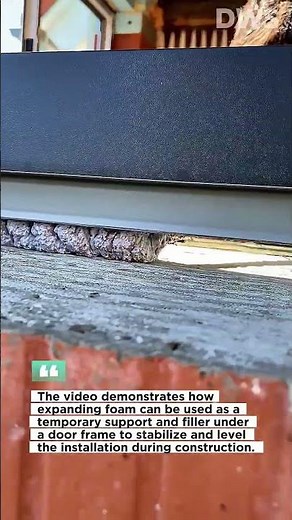 Amazing Expanding Foam Door Fixing Technique | Smart Construction Hack