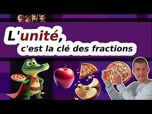 L'unité, c'est la clé des fractions - CP CE1 CE2