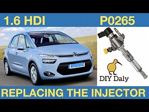 How to replace the injectors of the Citroen C4 Picasso 1.6 HDI - Citroen C4 Picasso (MK 2)