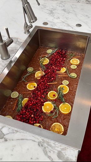 30M views · 317 reactions | Must try Holiday drink Elaine makes a delicious holiday punch. | Elaine Carol’s Kitchen | Facebook