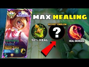 ANGELA SOLO RANK BUILD & EMBLEM 2026 !! START ABUSING " MAX HEALING" 🔥 (must try)