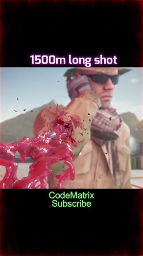 1500m long shot #gaming #shorts