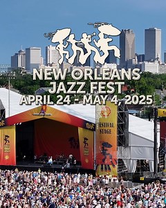 Live the good life at the New Orleans Jazz Fest! VIP Packages available to see Pearl Jam, Dave Matthews Band, Luke Combs, Lil Wayne & The Roots, Lenny Kravitz, Kacey Musgraves and hundreds more! | New Orleans Jazz & Heritage Festival