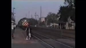 [50/50] Woman struck by train (NSFW) | First ever footage of the Eiffel Tower (SFW)