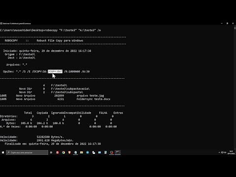 Como Copiar Pastas E Arquivos Com O Robocopy - Videoaula 2