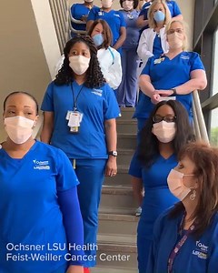 508K views · 2.4K reactions | Something to lift your spirits today: Nurses from Ochsner LSU Health Feist-Weiller Cancer Center in Shreveport come together to sing “Amazing Grace.” Video Courtesy Ochsner Health System. | WWLTV | Facebook