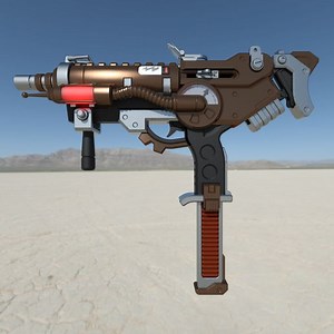 Overwatch Olivia Colomar Sombra Machine pistol Bride skin Halloween 2018. Video game, prop, cosplay, STL