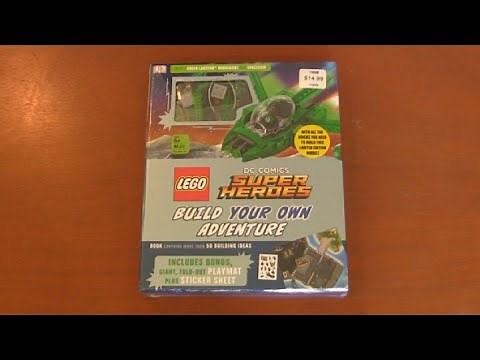 LEGO DC Comics Super Heroes Build Your Own Adventure Book Opening and Set Build
