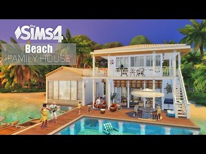 ⛵BEACH Family Home • Rustic Interior Design | NoCC | Sulani | THE SIMS 4