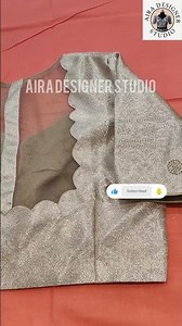 Elegant Scallop Edge Blouse with Net Back Design | Trending Scallop Border Blouse Design |Net Blouse