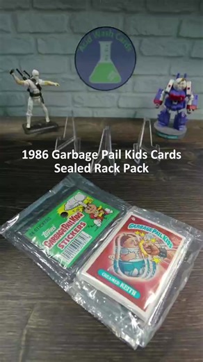 Let's open a 1986 Rack Pack of GPK Series 3 cards! #cards #collectibles #ripping #rippingpacks #nostalgia #vintage #garbagepailkids #garbagepailkidscards #gpk #asmrsounds #asmr #1986 #80's #cute