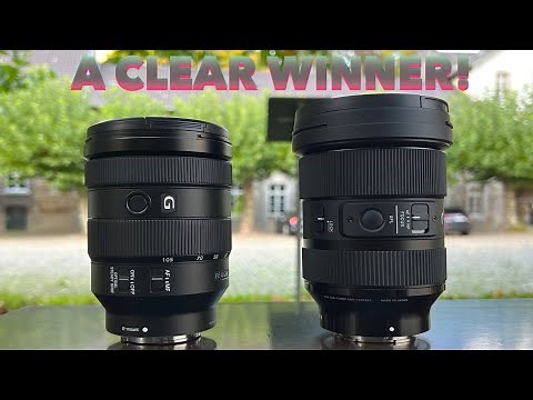 Sigma 24-70 mm F2.8 vs Sony 24-105 mm F4.0 - Image & Video comparison - Lens Reviews - 4K