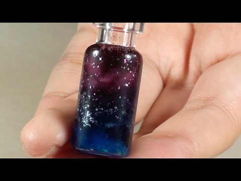 ✎ Tuto: Galaxie en bouteille / Galaxy bottle tutorial