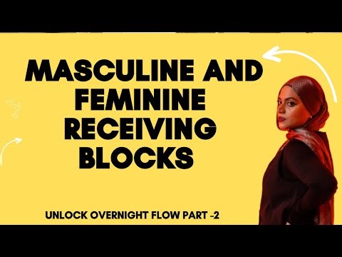 Masculine and feminine receiving blocks
