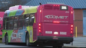 COMET bus system installs safety measures against COVID