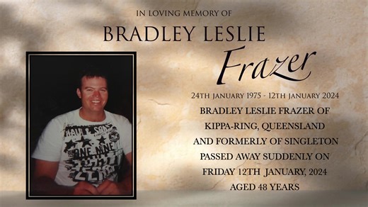 12K views · 189 reactions | In loving of memory Bradley Leslie Frazer | Partridge Bros. Singleton | Facebook