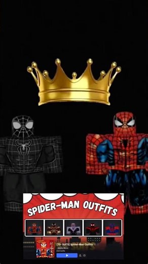 Shop at my Spider-man Outfit game lol #roblox #robloxoutfits #robloxgame #spiderman