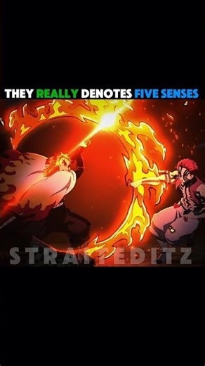 “5 Senses Characters in demon slayer 😰"#demonslayer #shorts