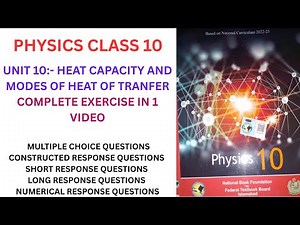 Physics Class 10 | Unit 10 | Complete Exercise | Federal Board 2025 | National Book Foundation