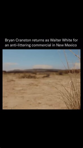 livebsx on Instagram: "The indelible lead character from the “Breaking Bad” streaming series has a new starring role in a public service ad campaign against littering in New Mexico. The 15- and 30-second ad spots were unveiled Thursday at an arthouse movie theater in Santa Fe’s urban railyard district. Local officials hope actor Bryan Cranston’s brief reprise of the character Walter White will draw new awareness to the impacts of everyday litter and illegal dumping of trash, tires and appliances