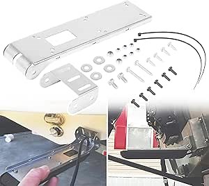 000-12603-001 Transom Transducer Mount Bracket for StructureScan 3D, StructureScan HD, and TotalScan Transducers, Premium Stainless Steel, Galvanized