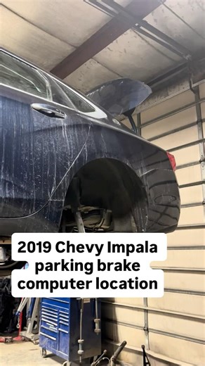 2019 Chevy Impala parking brake computer control module part number 84110469 location on car