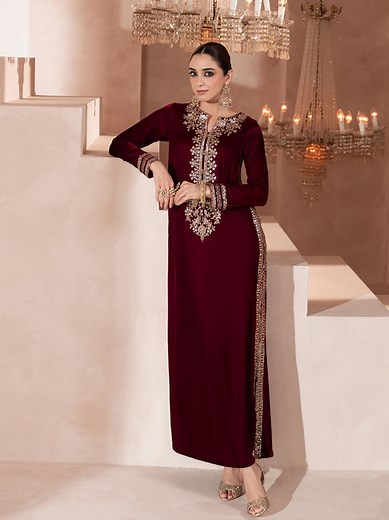 Explore Our New Velvet Kaftan Collection