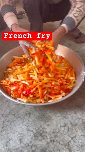 French fry 🍟 #youtubeshorts #fastfood #trending