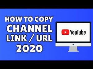 How To Copy Your YouTube Channel Link / URL ✅