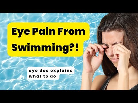 Eye Irritation In Pool | Swimmer's Eye | Chlorine Eyes Burning | How to get chlorine out of eyes
