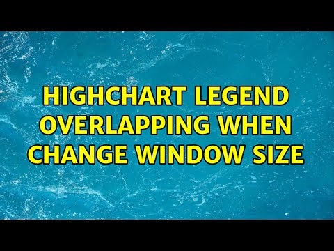 Highchart legend overlapping when change window size (2 Solutions!!)