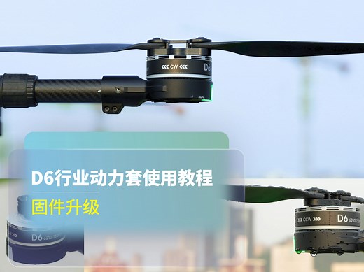 D6动力系统使用教程：固件升级