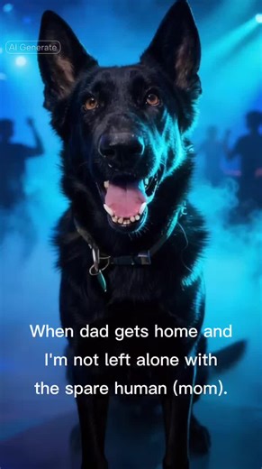 Happy Dancing Dog: A German Shepherd's Joyful Moves