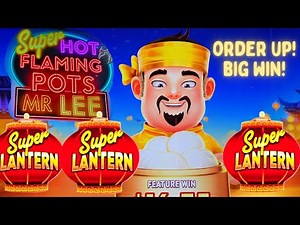 Super Big Hot Flaming Pots Slot Machine - First Time Playing & Bonus Wins!