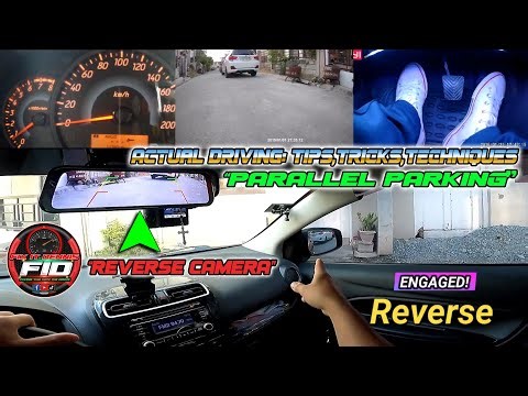 Perfect Parallel Parking with Reverse Camera #drivinglessons #shortvideo #driverseducation #driving