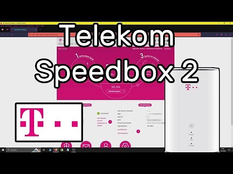 Setting up a Telekom Speedbox 2 router with a Telekom SIM card and the MagentaMobil Speedbox tariff