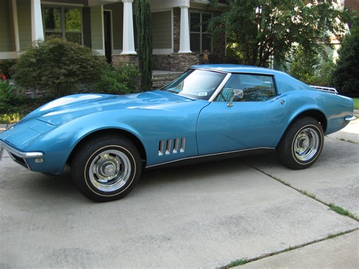 1968 Chevrolet Corvette Coupe With a Replacement 327 and a Four-Speed
