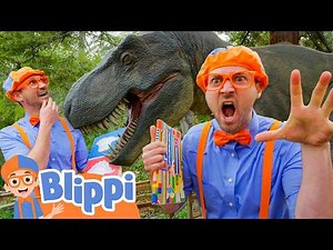 Can Blippi Find All the Dinosaurs? 🦖 Educational Fun at the Prehistoric Forest!